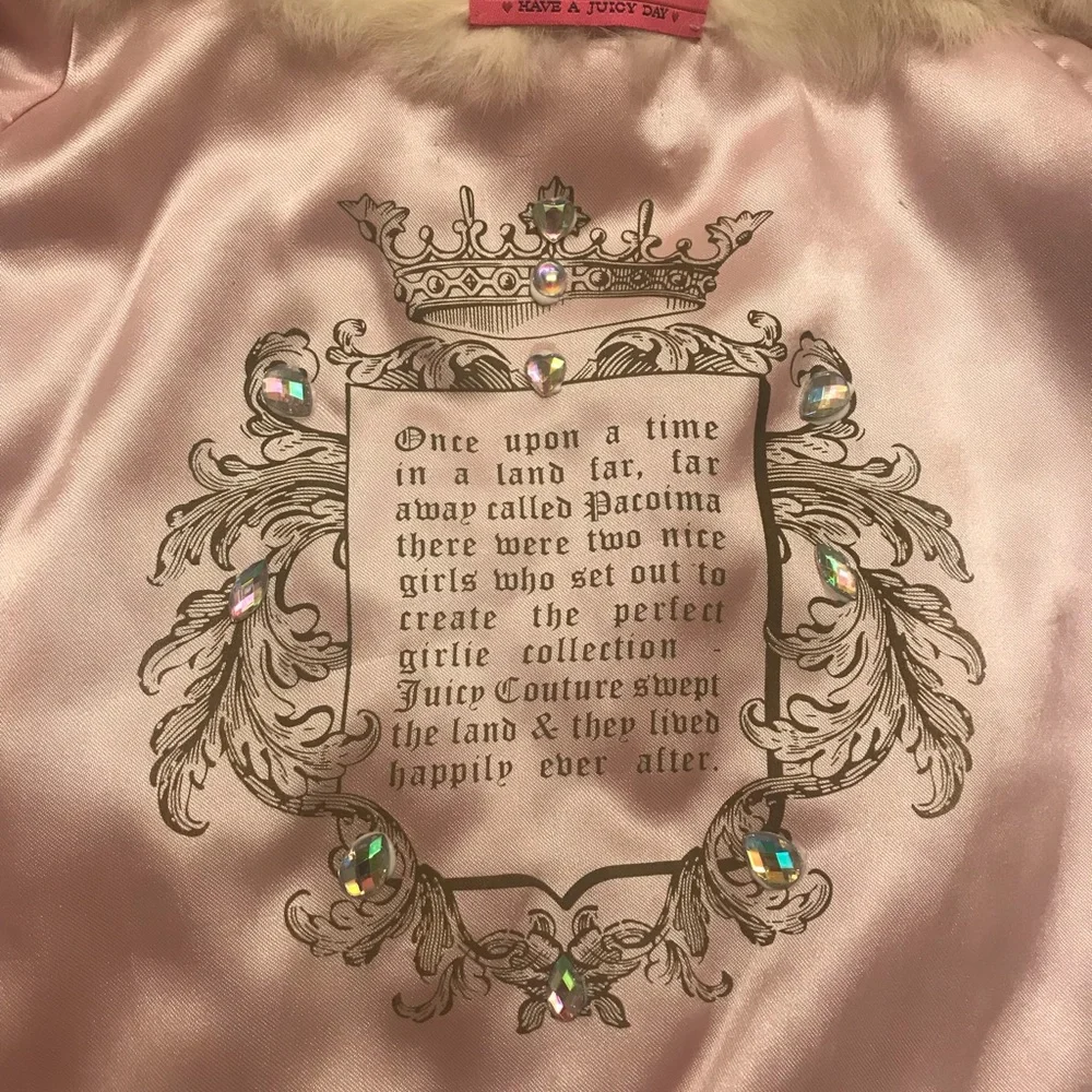 COPY - Super rare y2k 🦄juicy couture 🐰 rabbit fur caplet - Picture 8 of 15